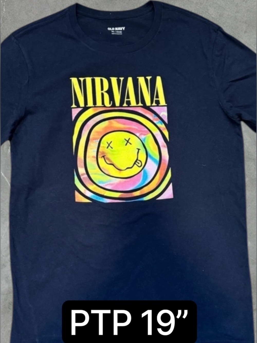 2 for $30 💟Women | Youth | Nirvana Smiley Graphic T-shirt